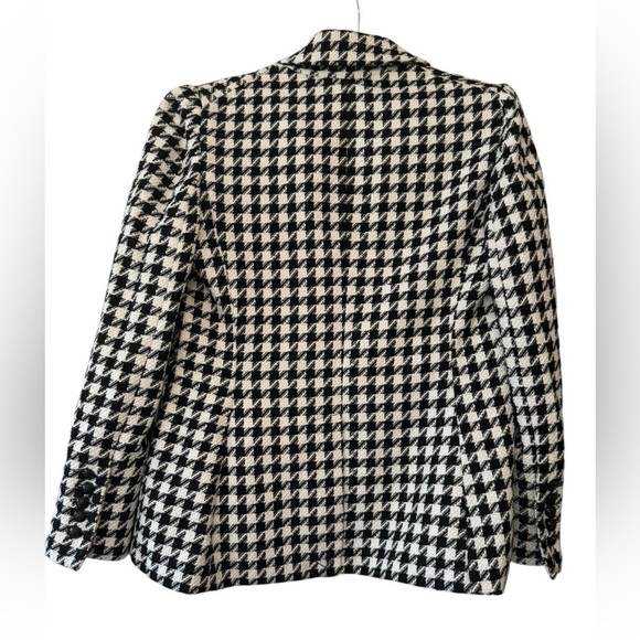 Worthington Houndstooth Tweed Blazer Jacket - Picture 3 of 11